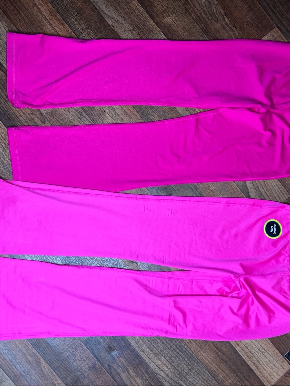 Athletic Works Hot Pink Girls' Leggings yoga pants NWT pink stretch size L 10/12